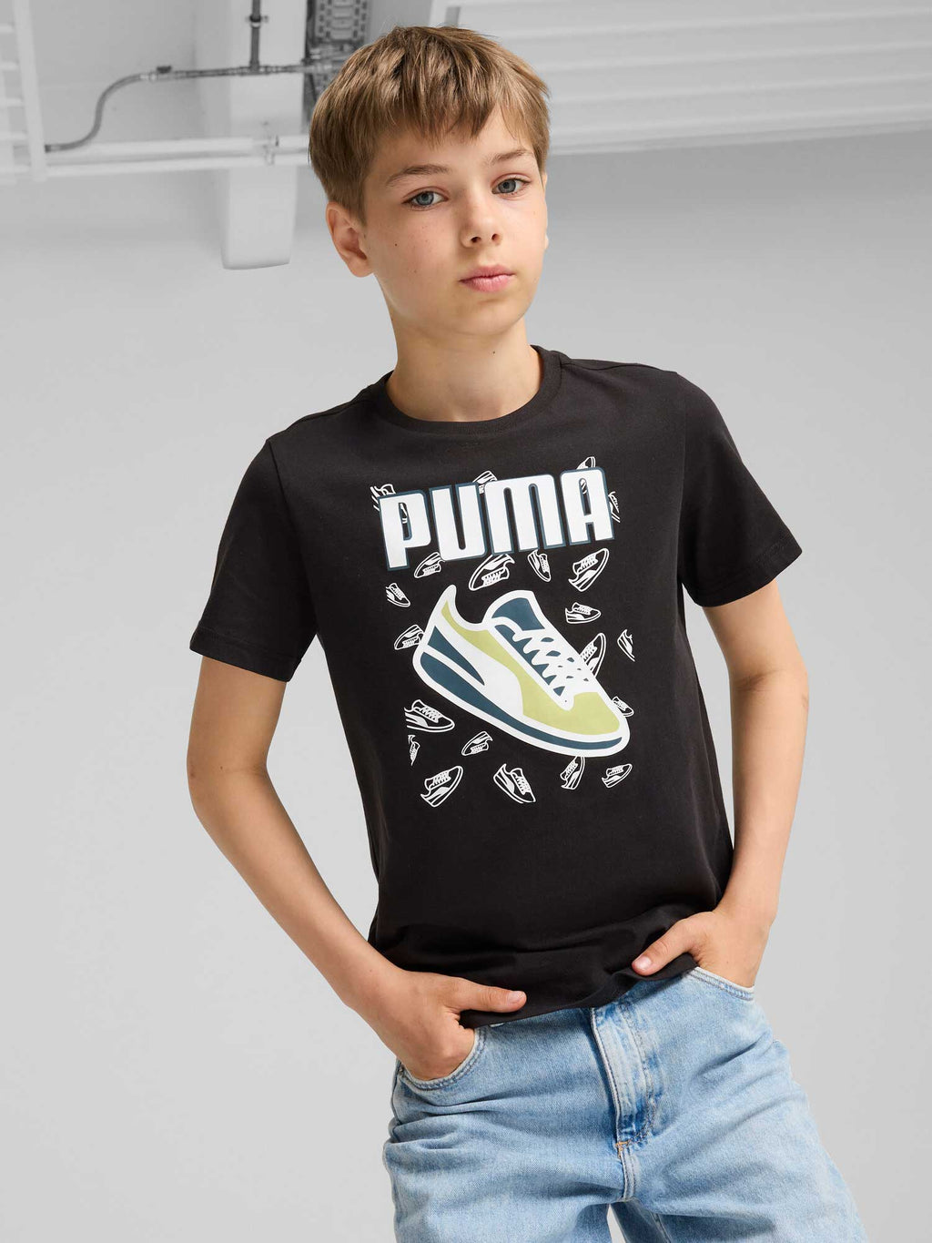 PUMA Тениска ESS+ LOGO LAB Graphic Tee III B
