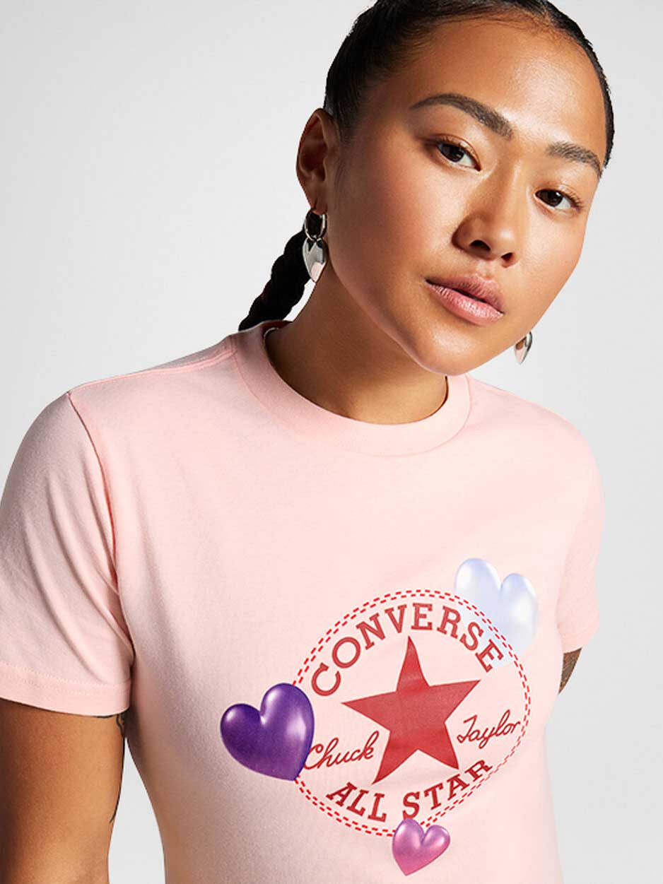 CONVERSE Тениска BEMY2K Slim Fit Tee