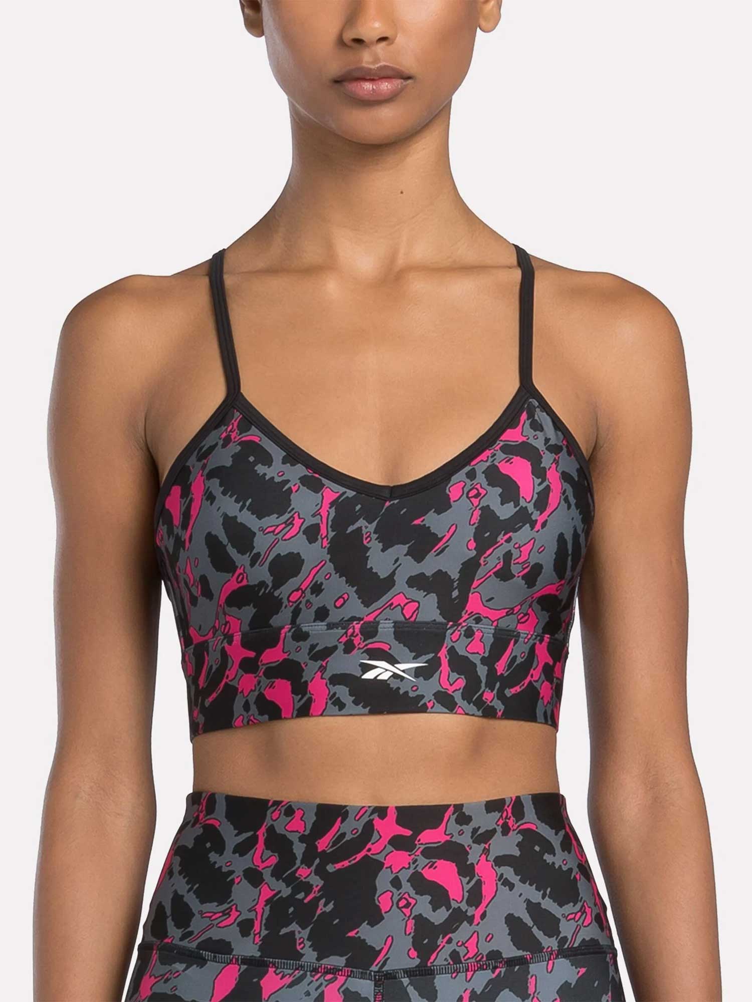 REEBOK Спортен сутиен ID TRAIN AOP BRA