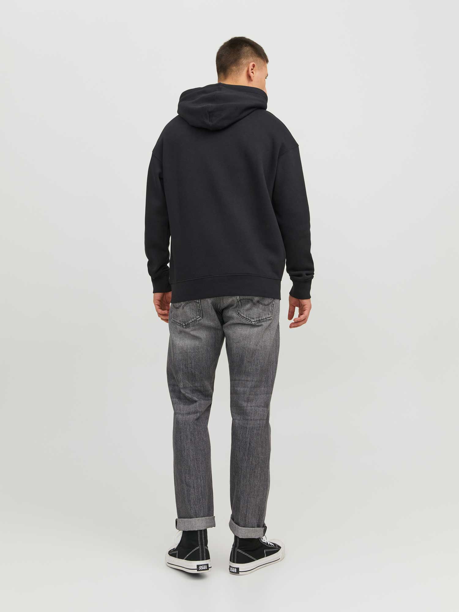 JACK & JONES Суитшърт JJESTAR JJ SWEAT HOOD NOOS
