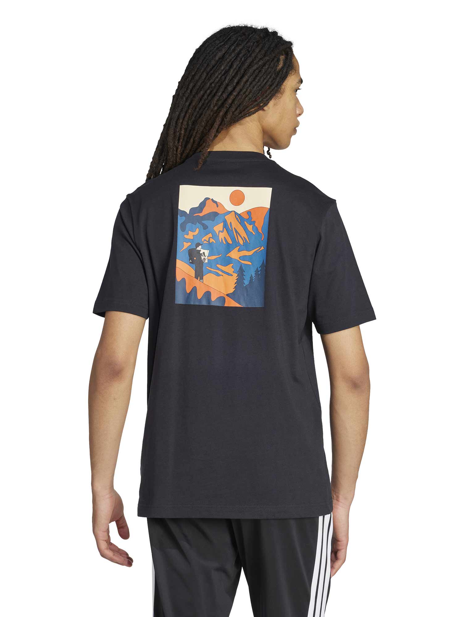 ADIDAS SPORTSWEAR Тениска Doodle Hunt Hike Graphic T-Shirt