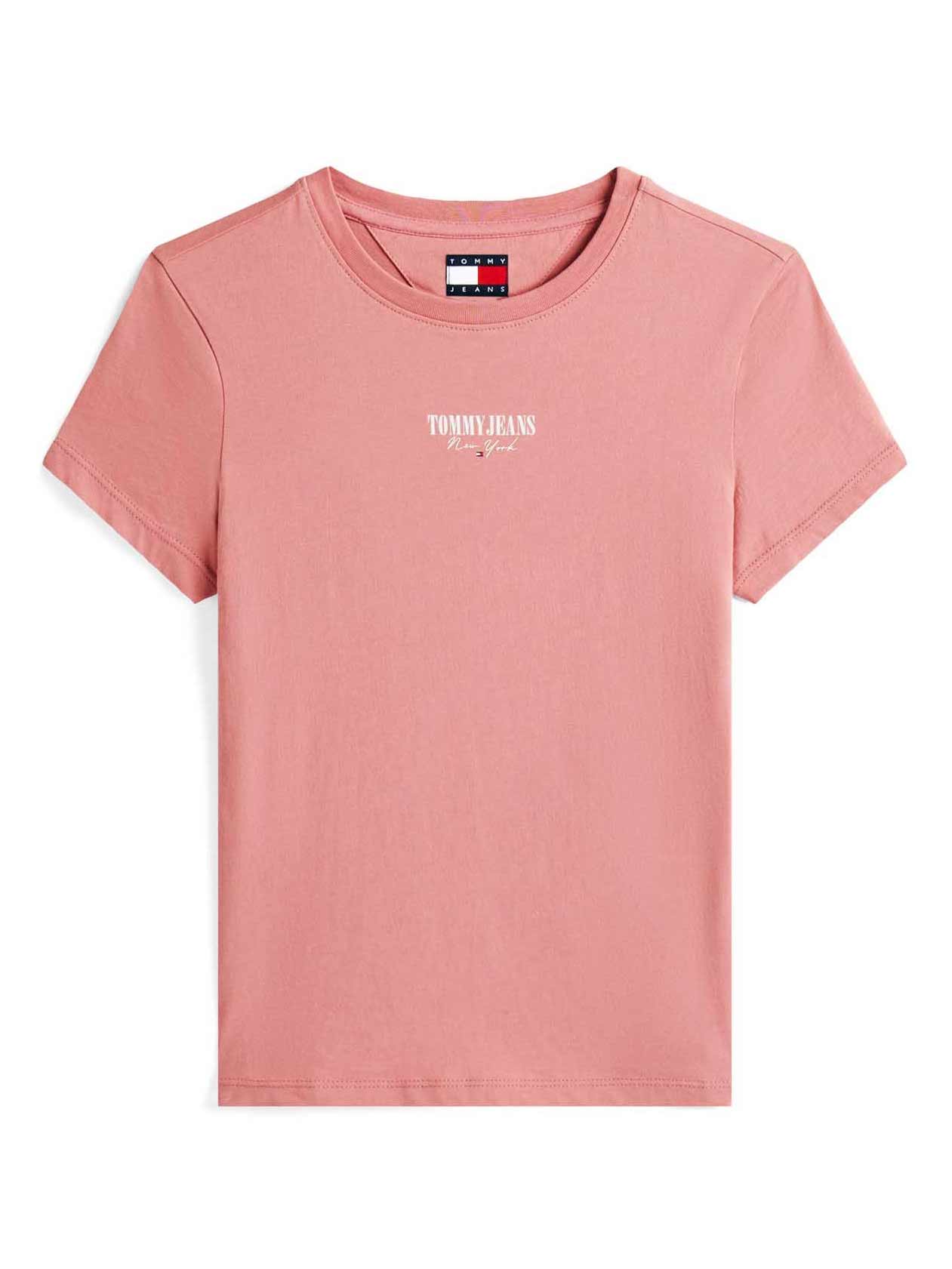 TOMMY JEANS Тениска TJW SLIM ESSENTIAL LOGO2 TEE E