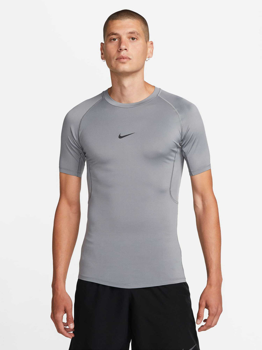 NIKE Тениска M NP DF TIGHT TOP SS