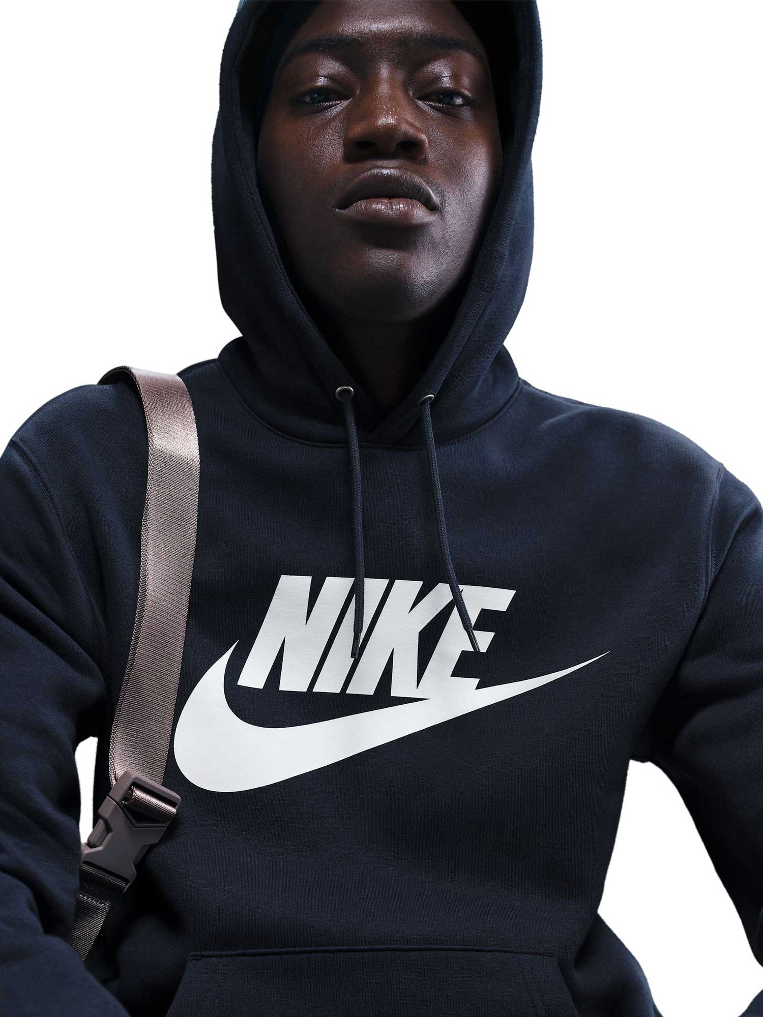 NIKE Суитшърт M NK CLUB BB PO GFX HOODIE