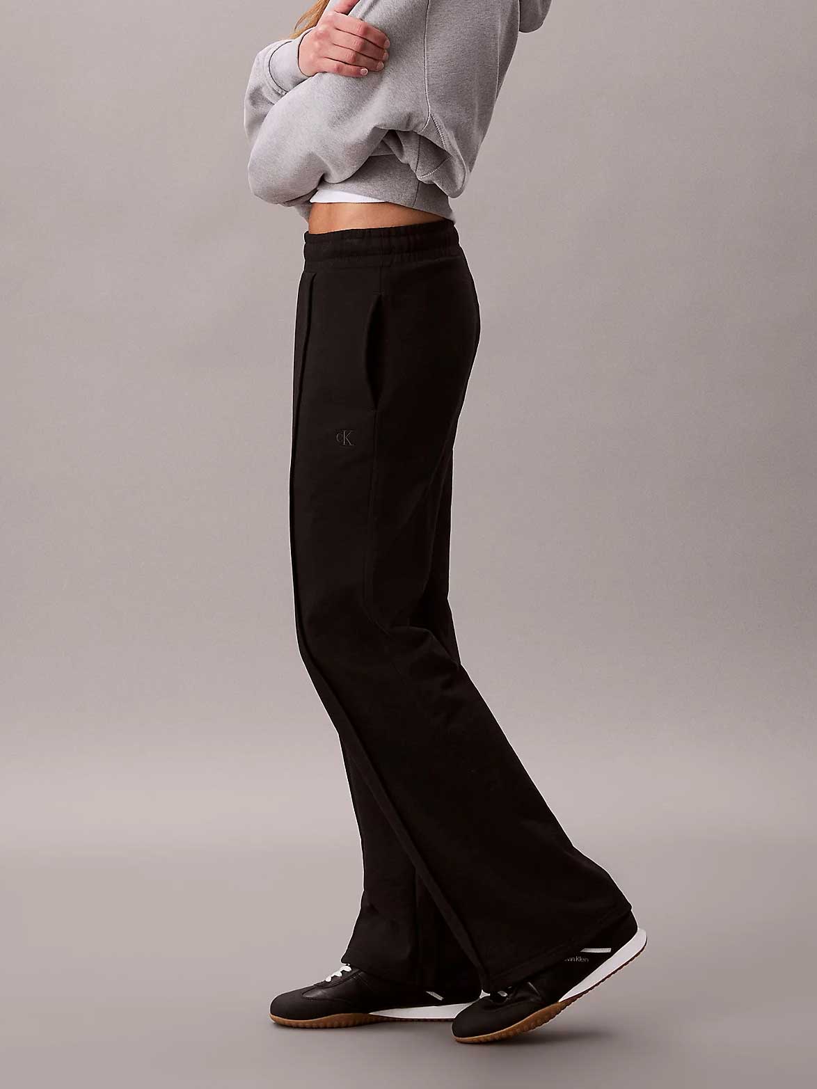 Calvin Klein Jeans Спортно долнище ARCHIVE LOGO FRENCH TERRY TRAC