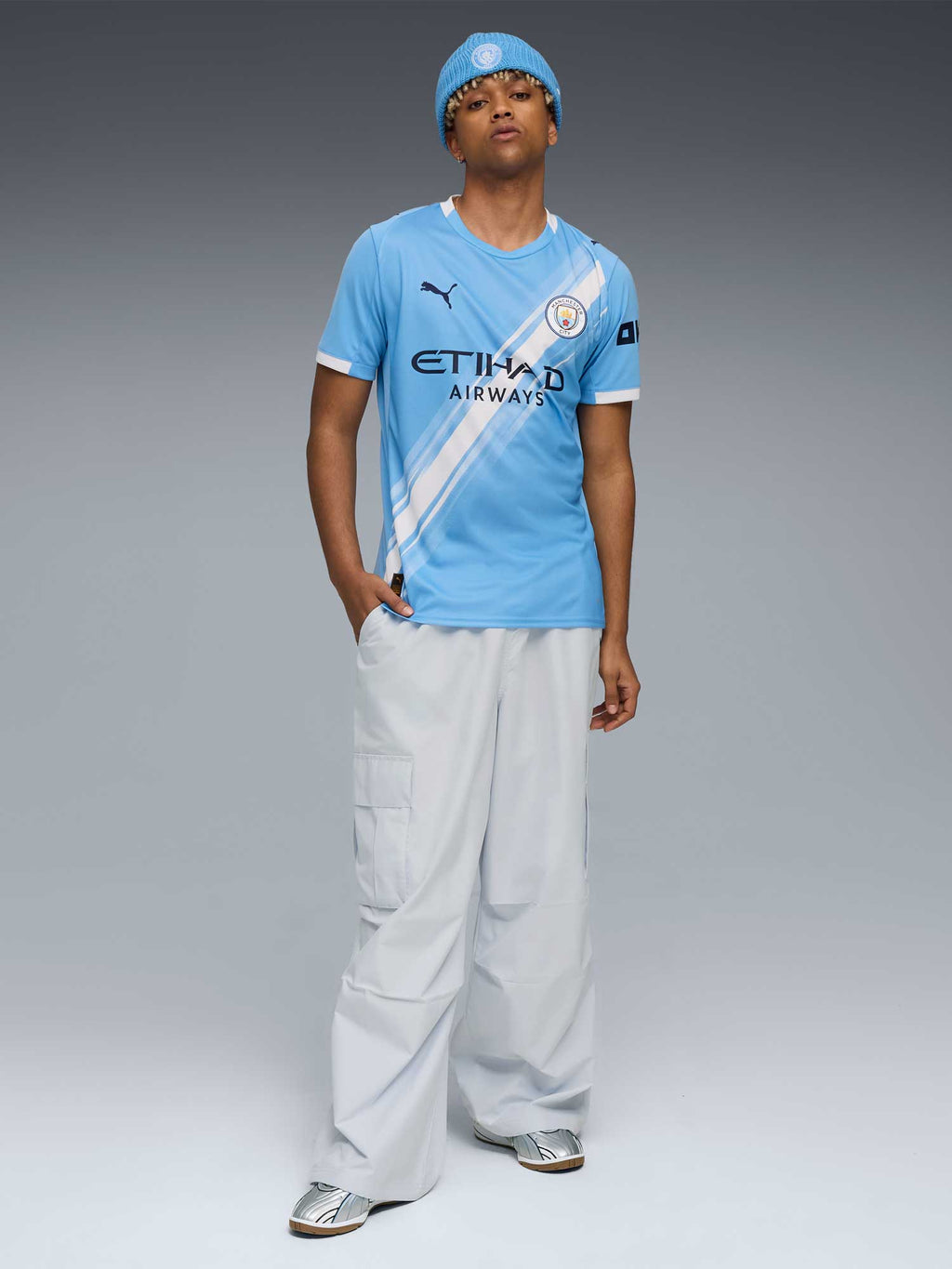 PUMA Тениска MCFC Home Jersey Replica