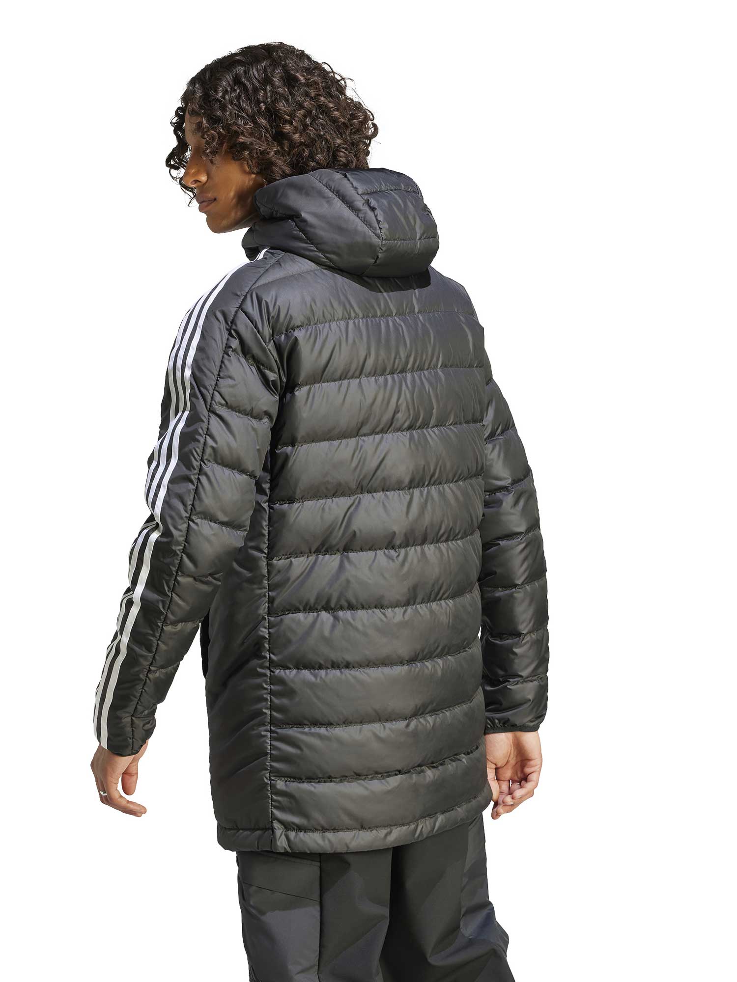 ADIDAS SPORTSWEAR Яке Essentials 3-Stripes Light Down Hooded Parka