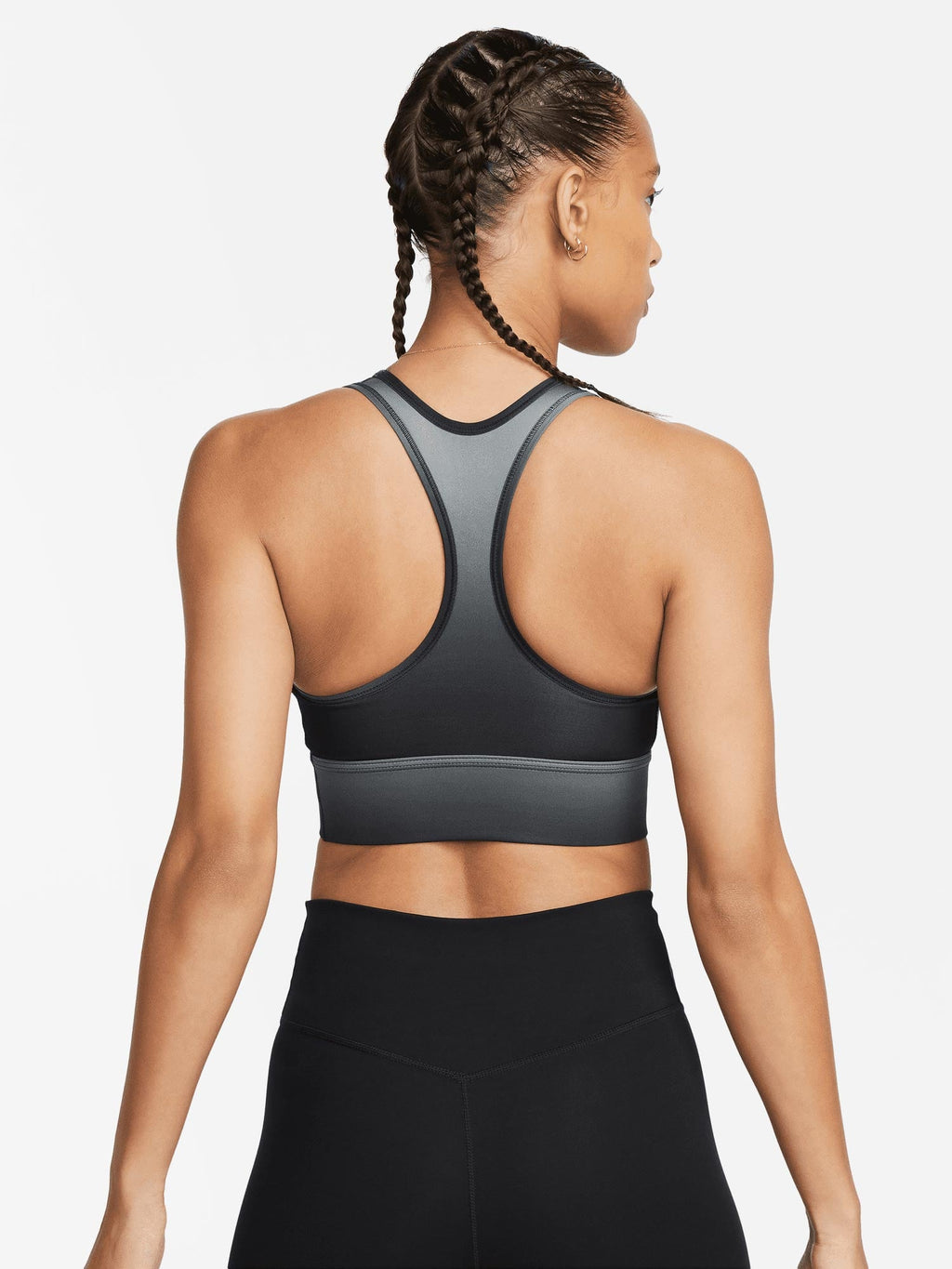 NIKE Спортен сутиен W DF SWSH LL SWSH RUN BRA