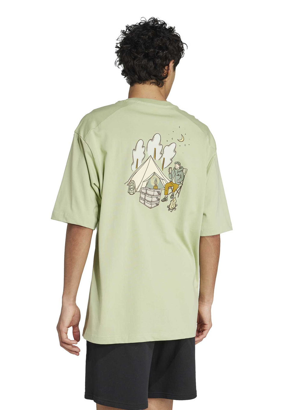 ADIDAS SPORTSWEAR Тениска Codes Doodle Camp Graphic T-Shirt