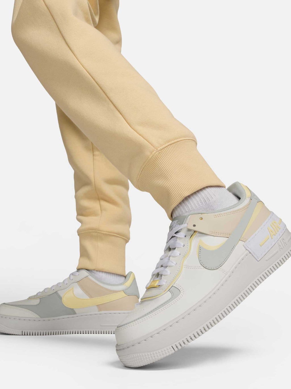 NIKE Спортно долнище W NSW FLC HR MS