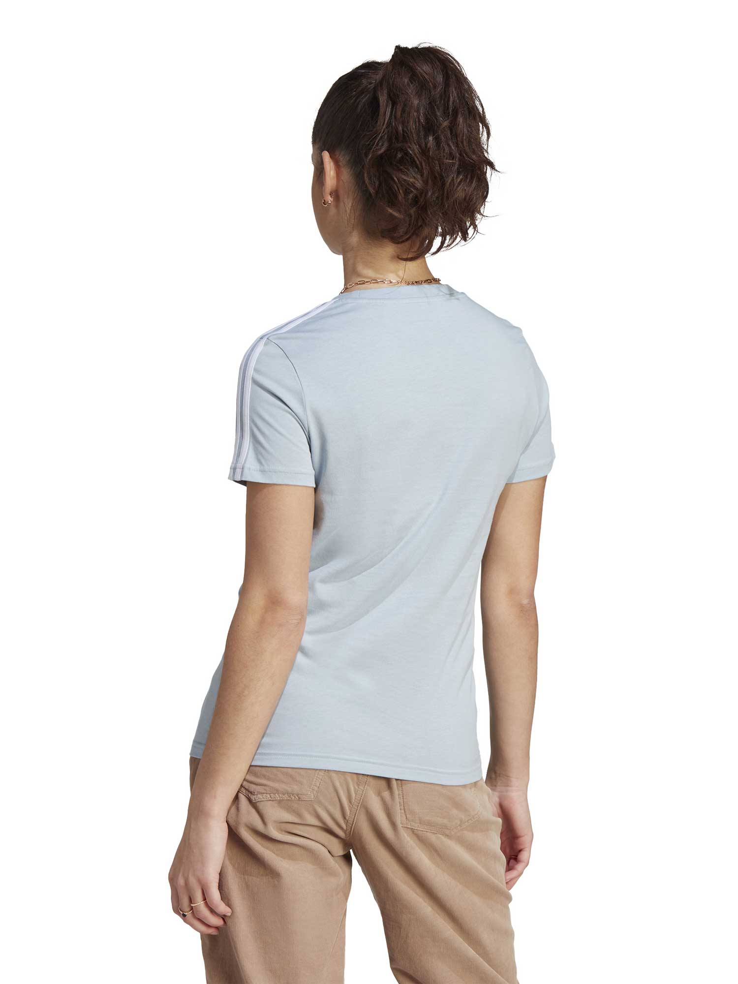 ADIDAS SPORTSWEAR Тениска Essentials Slim 3-Stripes T-Shirt