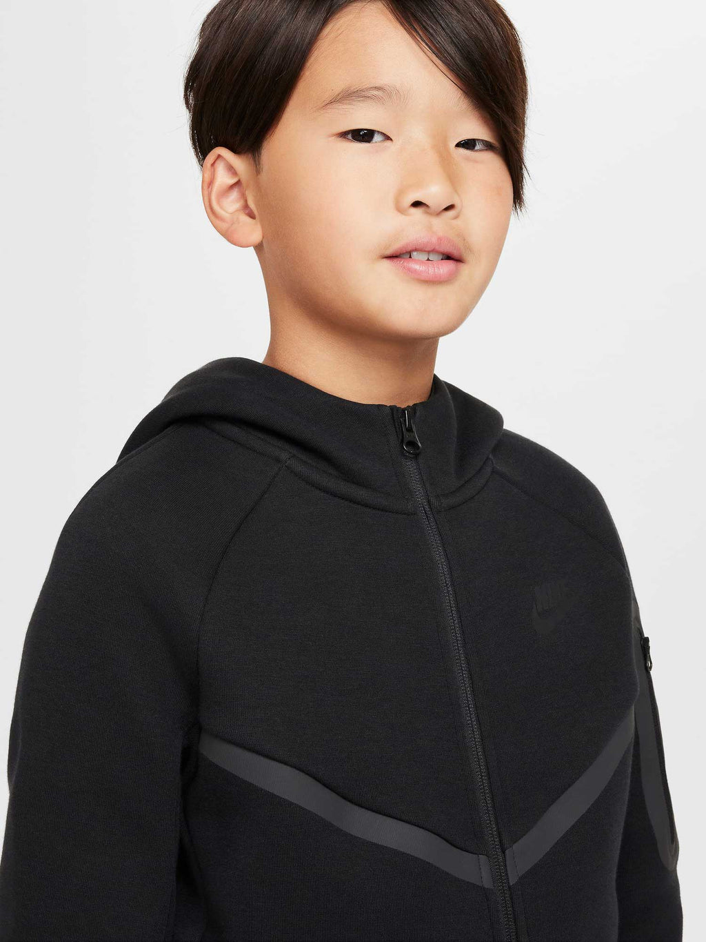 NIKE Суитшърт B NSW TCH FLC FZ - PD