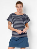 JACK WOLFSKIN Тениска TRAVEL STRIPED T WOMEN