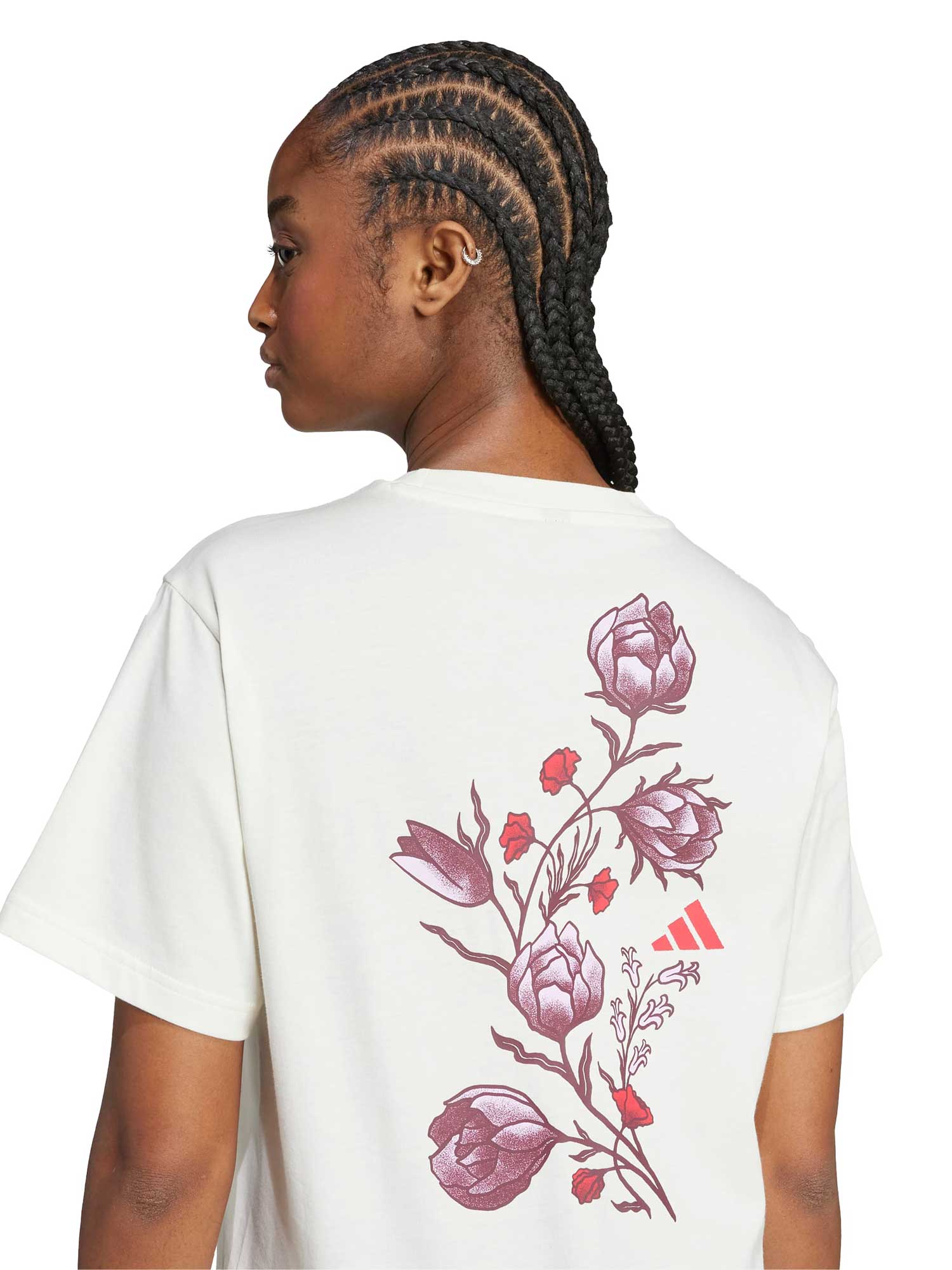 ADIDAS SPORTSWEAR Тениска Tiro Floral Graphic T-Shirt