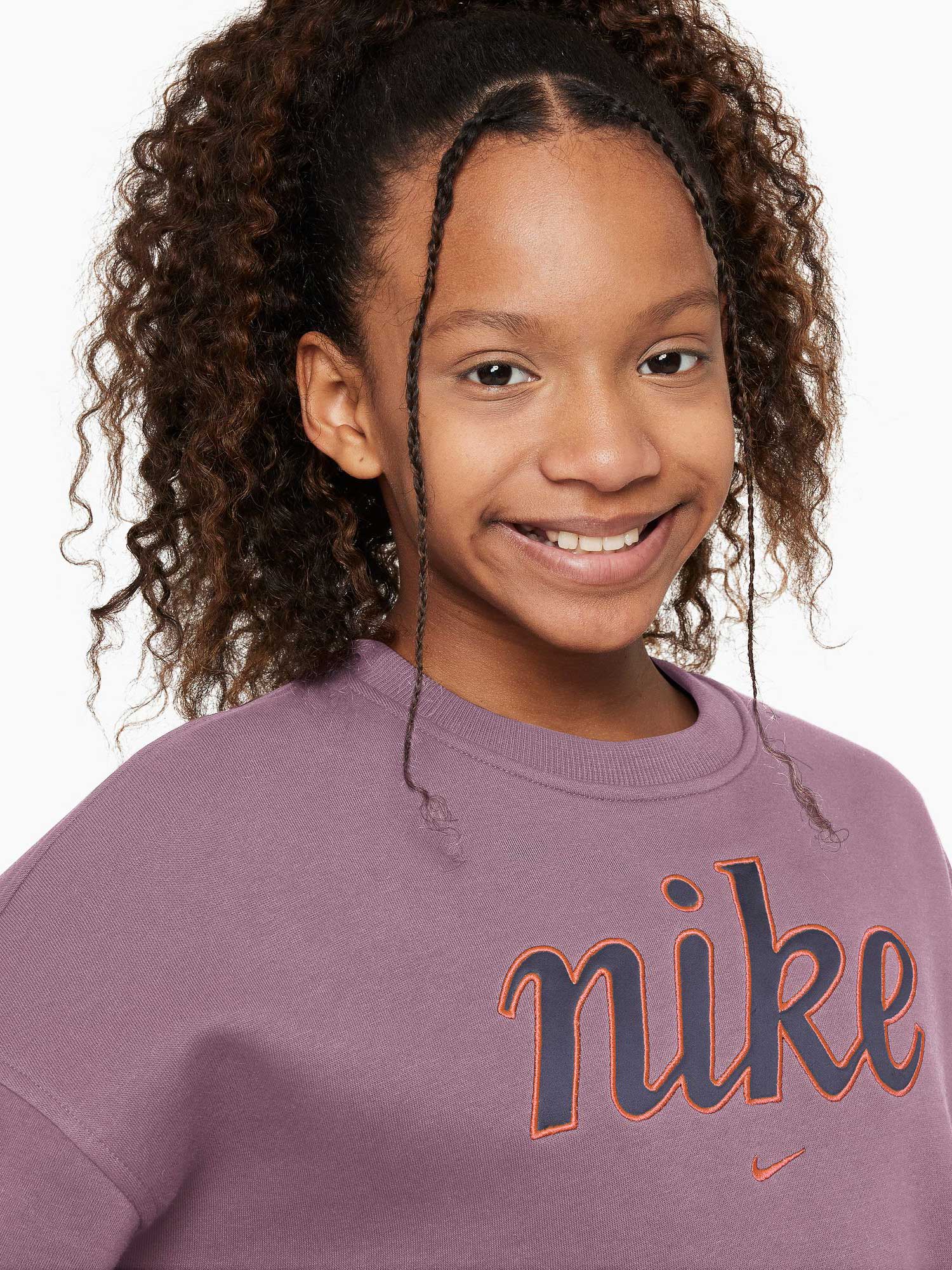NIKE Блуза G NSW CLUB FLC BXY CRW GX STAR