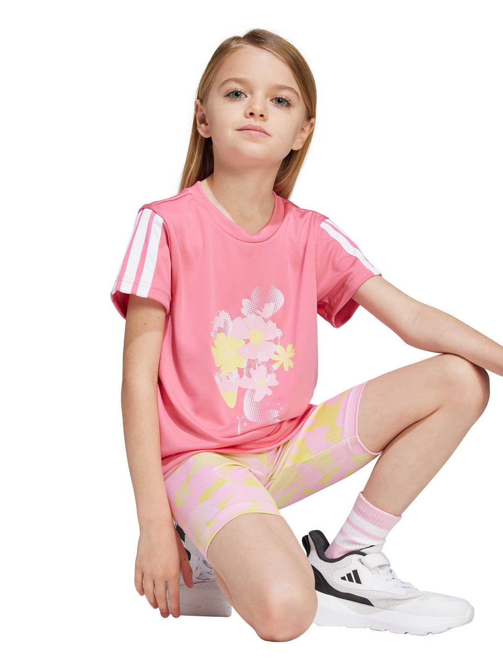 ADIDAS SPORTSWEAR Спортен екип Train Essentials Flower Print Set