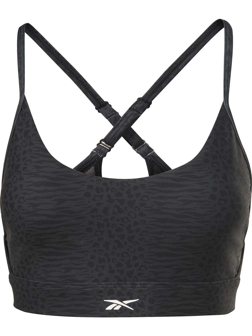 REEBOK Спортен сутиен Lux Strappy Sports Modern Safari