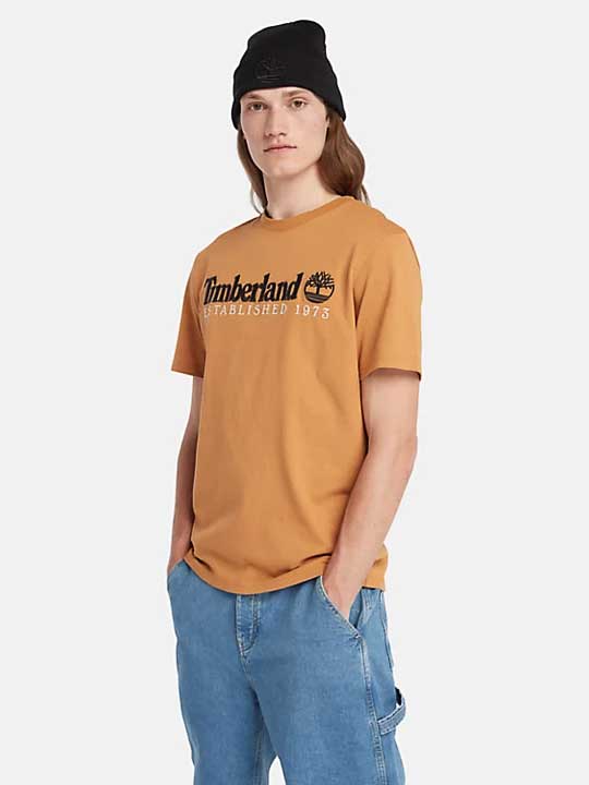 TIMBERLAND Тениска ESTABLISHED 1973 Embroidery