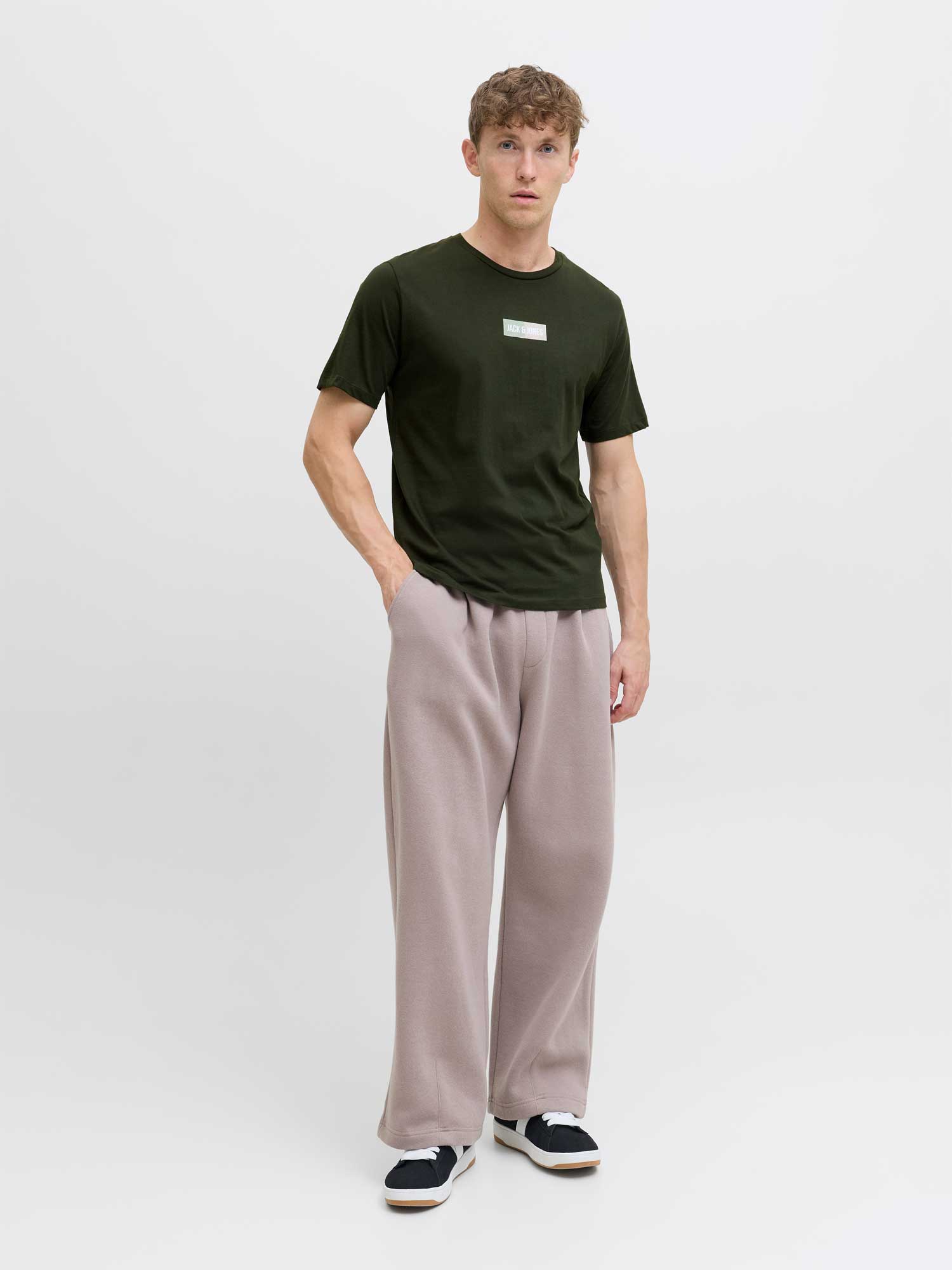 JACK & JONES Тениска JJPAN TEE SS CREW NECK