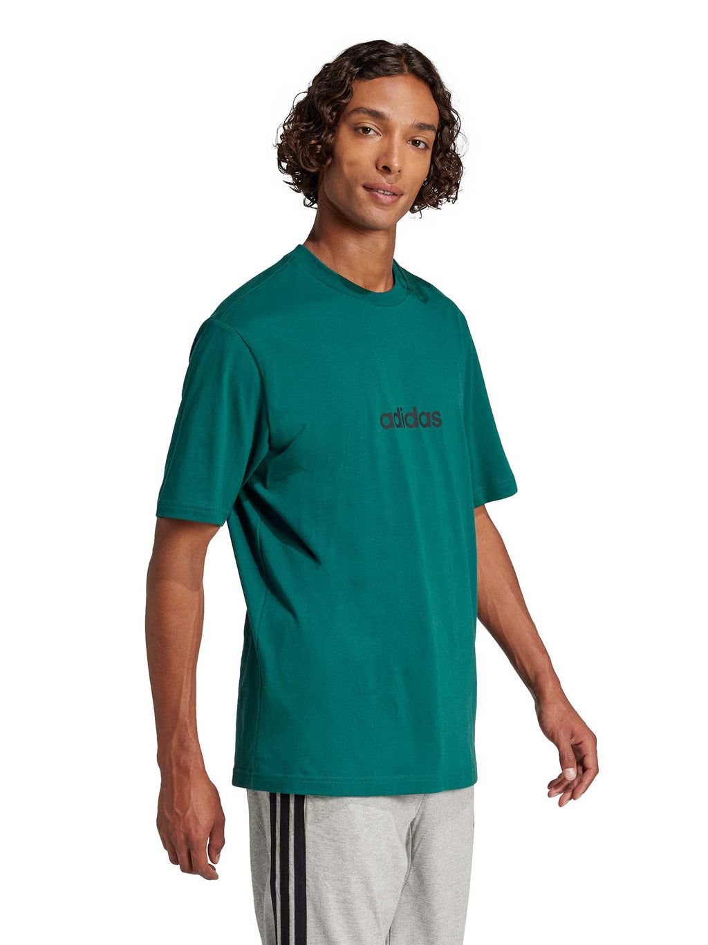 ADIDAS SPORTSWEAR Тениска Essentials Linear Single Jersey Tee
