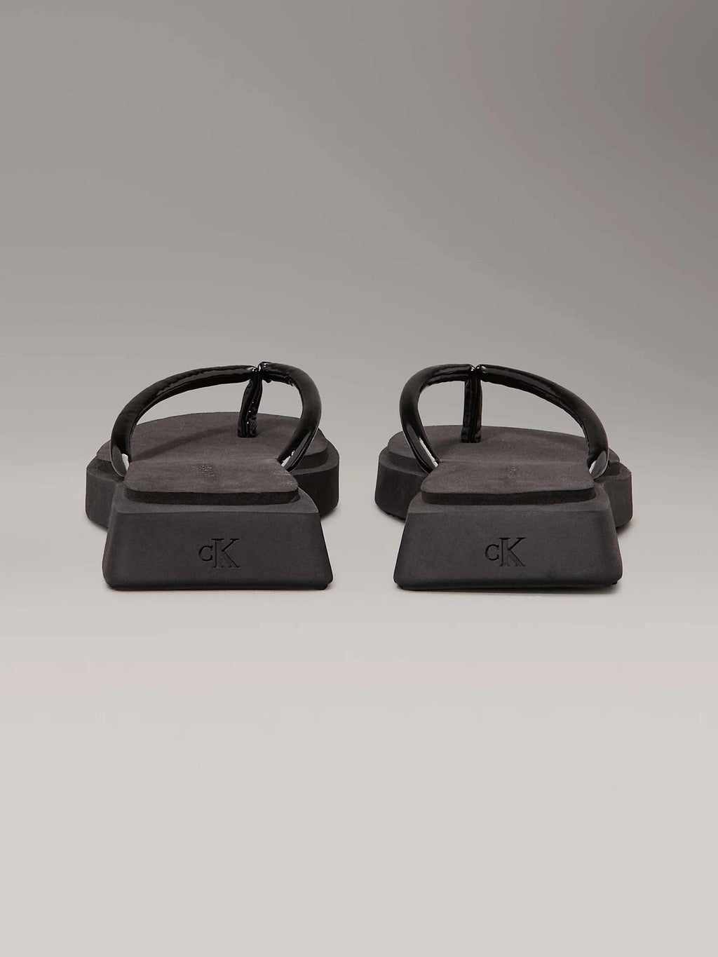 Calvin Klein Jeans Джапанки SQ LOW WEDGE SANDAL STITCH