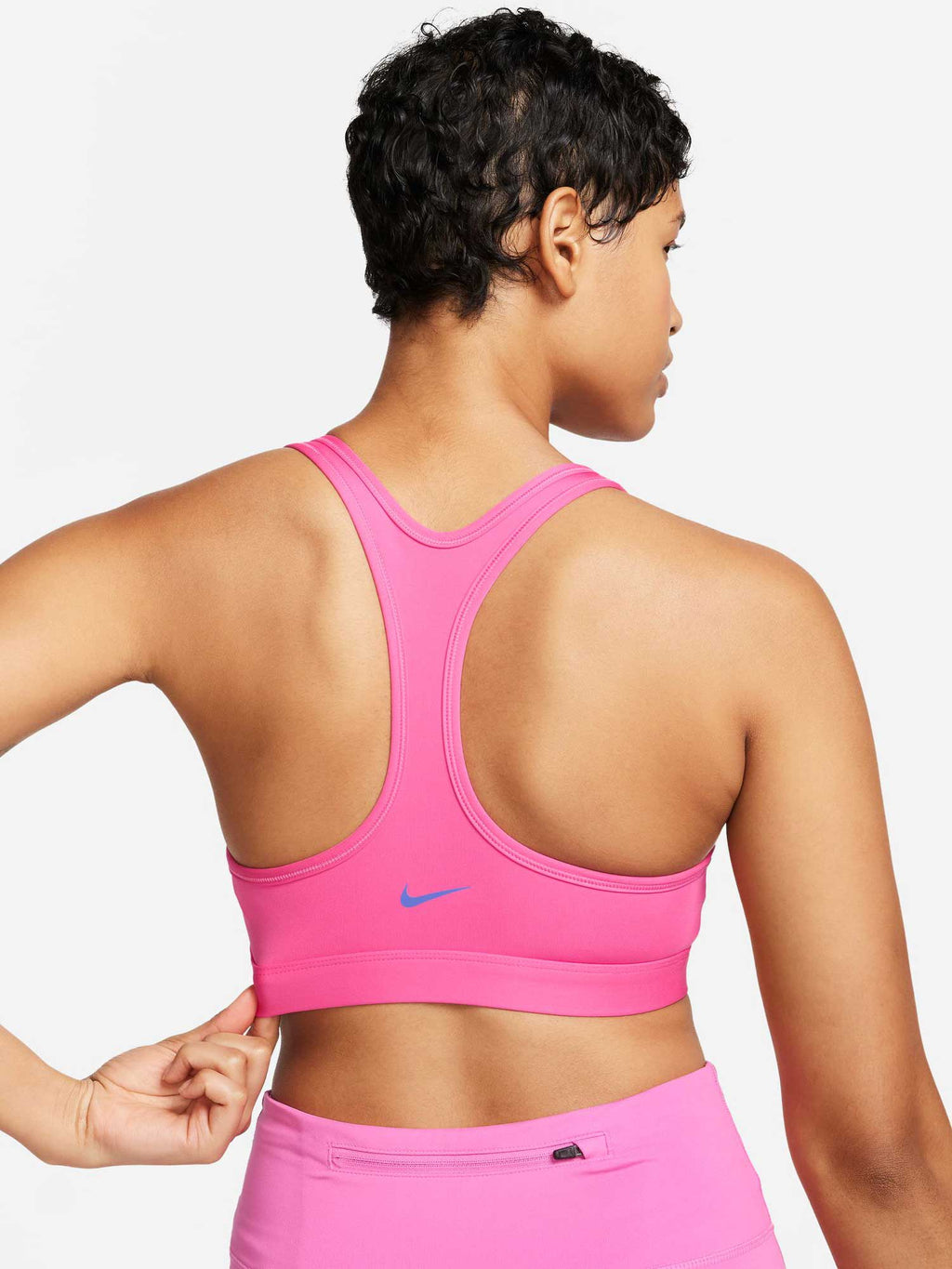 NIKE Спортен сутиен W NK SWSH LS HBR BRA