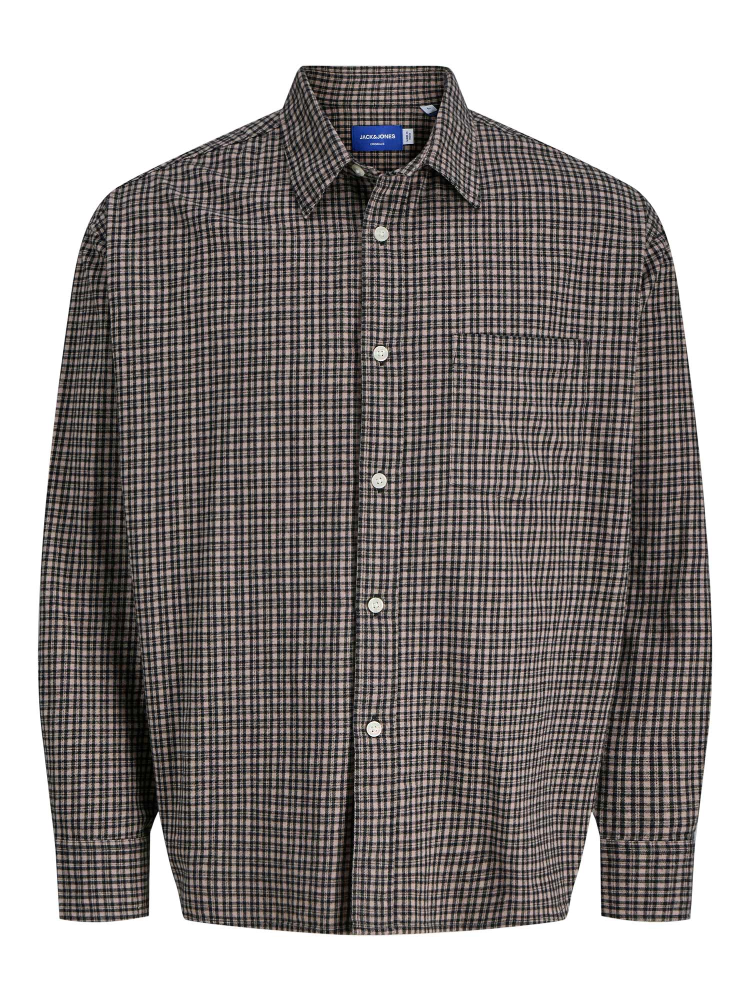 JACK & JONES Риза JORMEADOWS OVERSIZED CHECK SHIRT LS