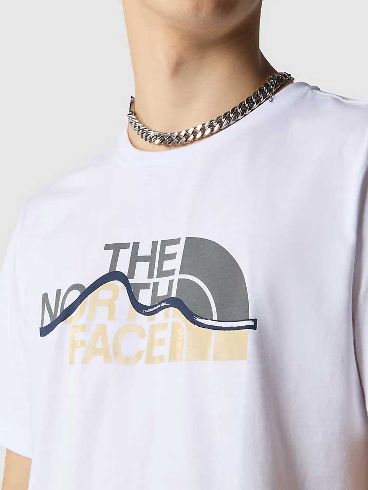 THE NORTH FACE Тениска M SS MOUNTAIN LINE TEE