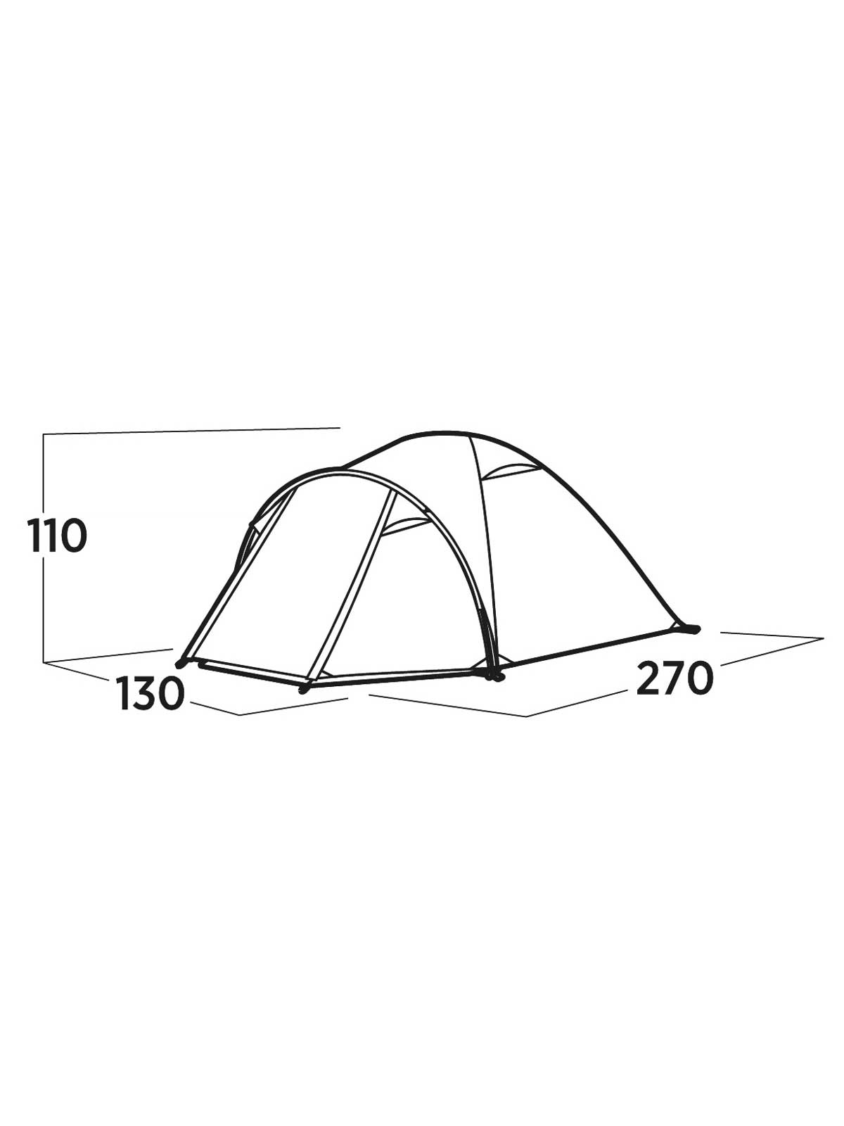 EASY CAMP Двуместна палатка Setesdal 2