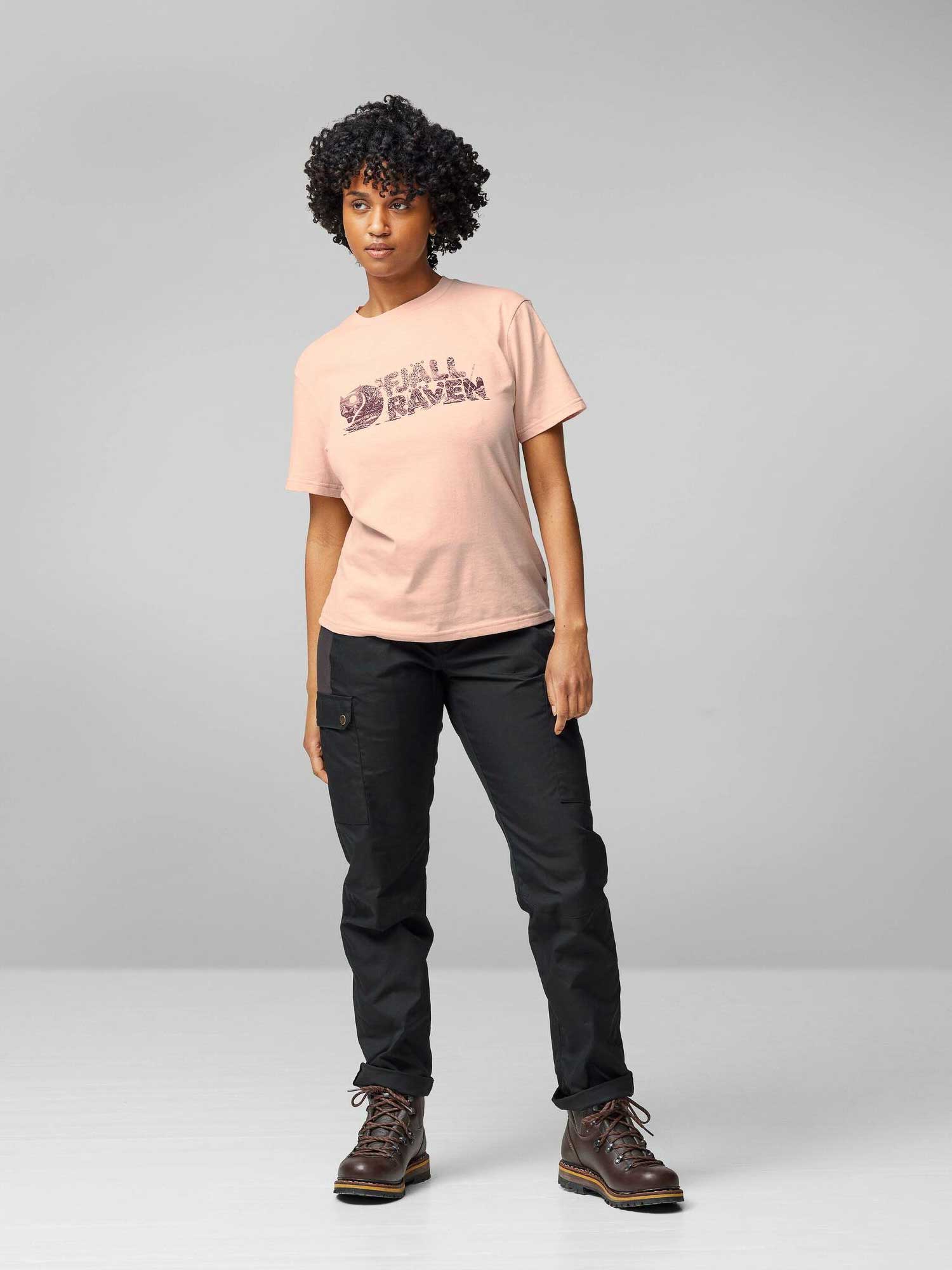 FJALLRAVEN Тениска Lush Logo T-shirt W