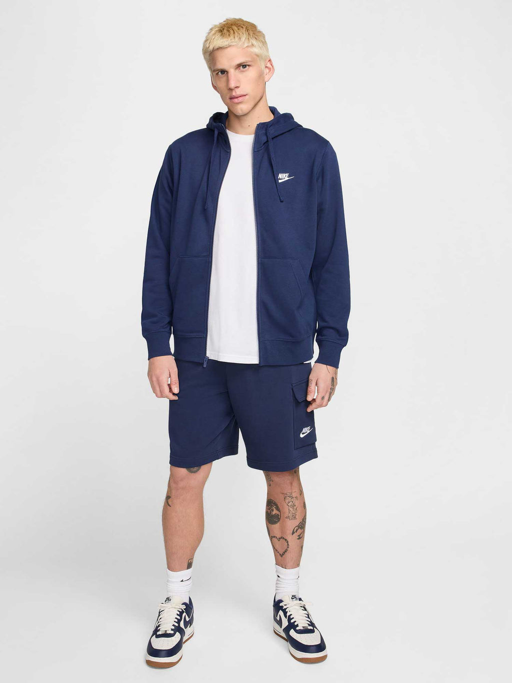 NIKE Суитшърт M NSW CLUB HOODIE FZ FT