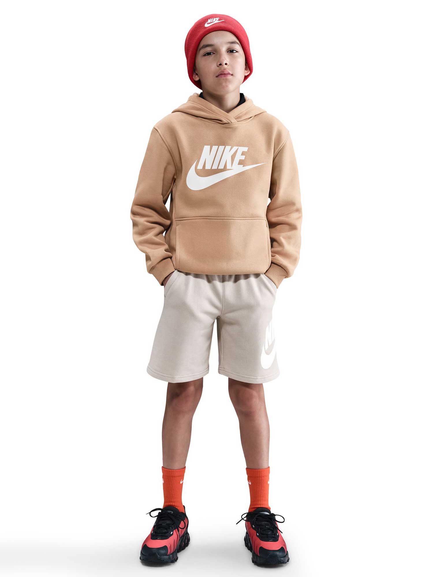 NIKE Суитшърт K NSW CLUB FLC HDY HBR