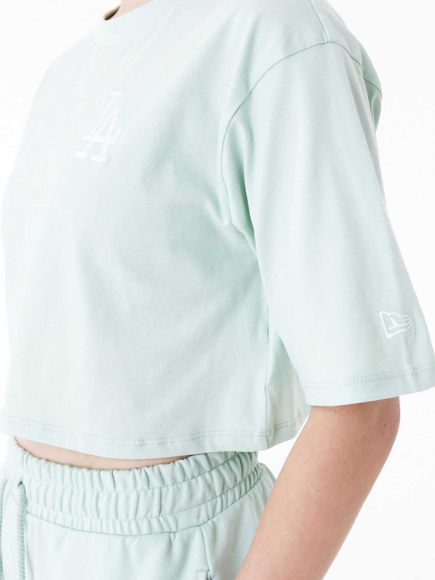 NEW ERA Тениска MLB LE CROP TEE LOSDOD