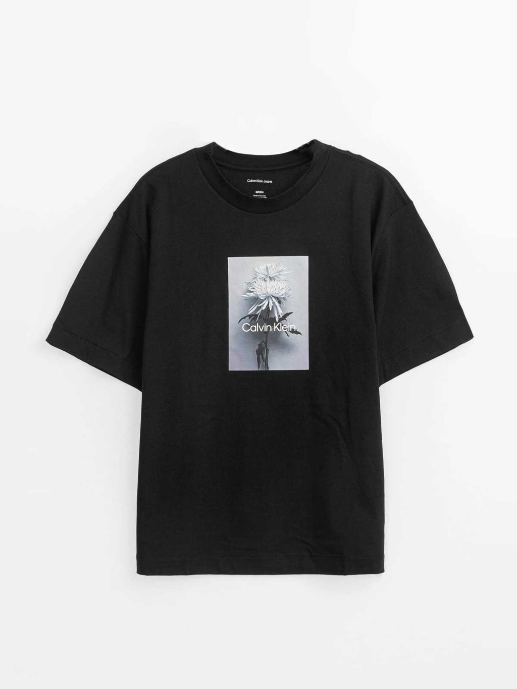 Calvin Klein Jeans Тениска BOXED FLOWER BOXY TEE