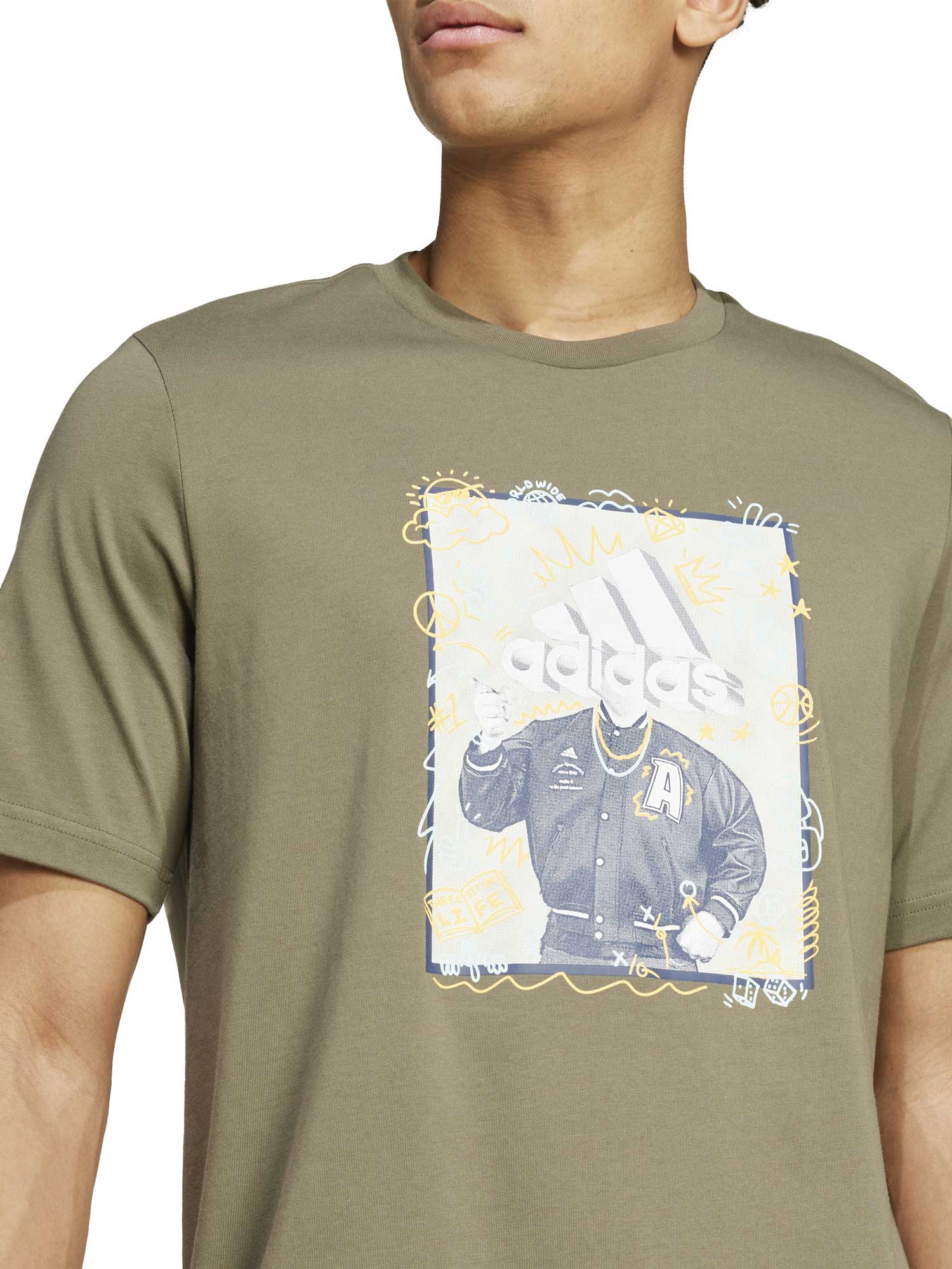 ADIDAS SPORTSWEAR Тениска Doodle Graphic Tee