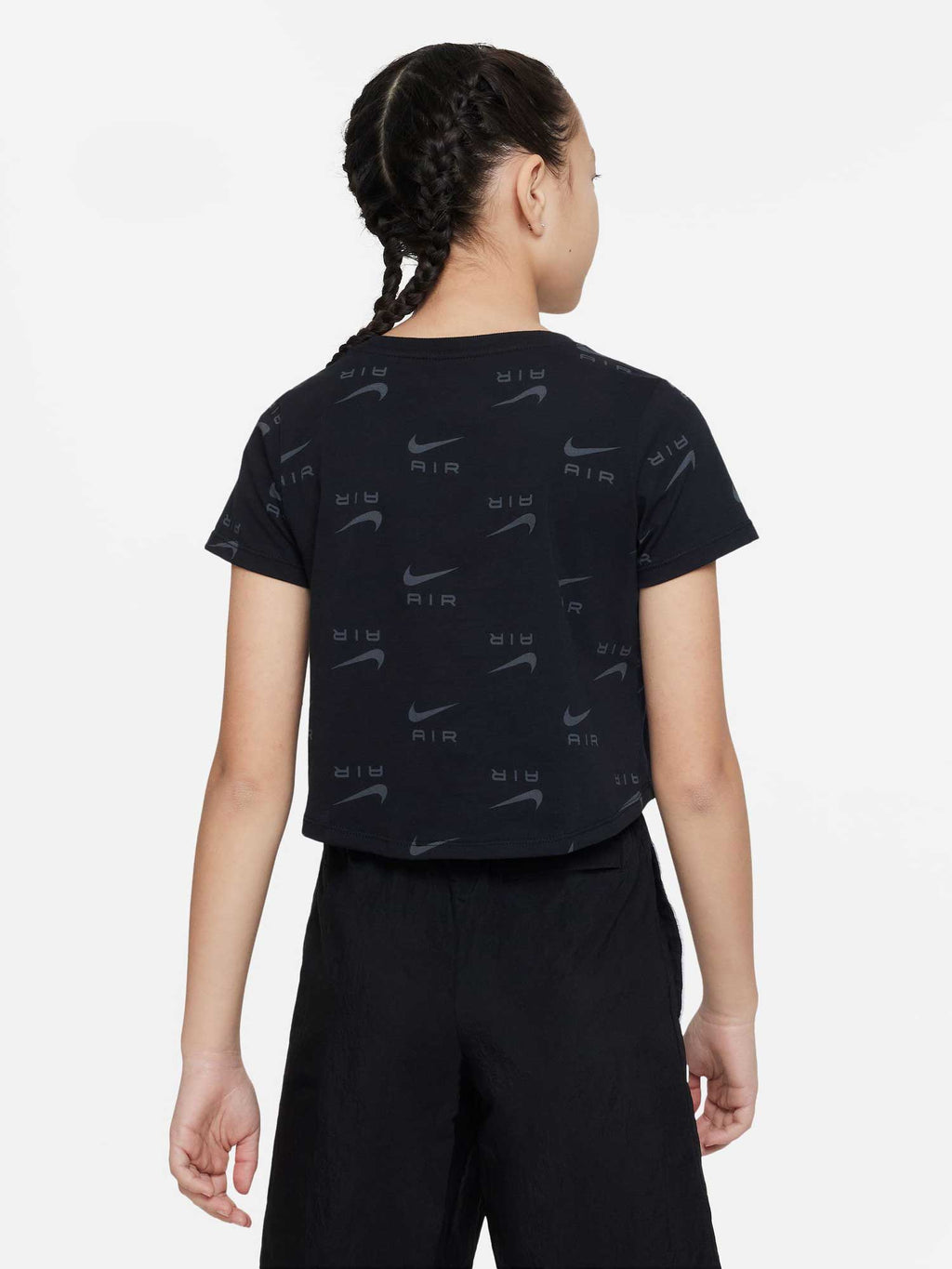 NIKE Тениска G NSW CROP AIR AOP