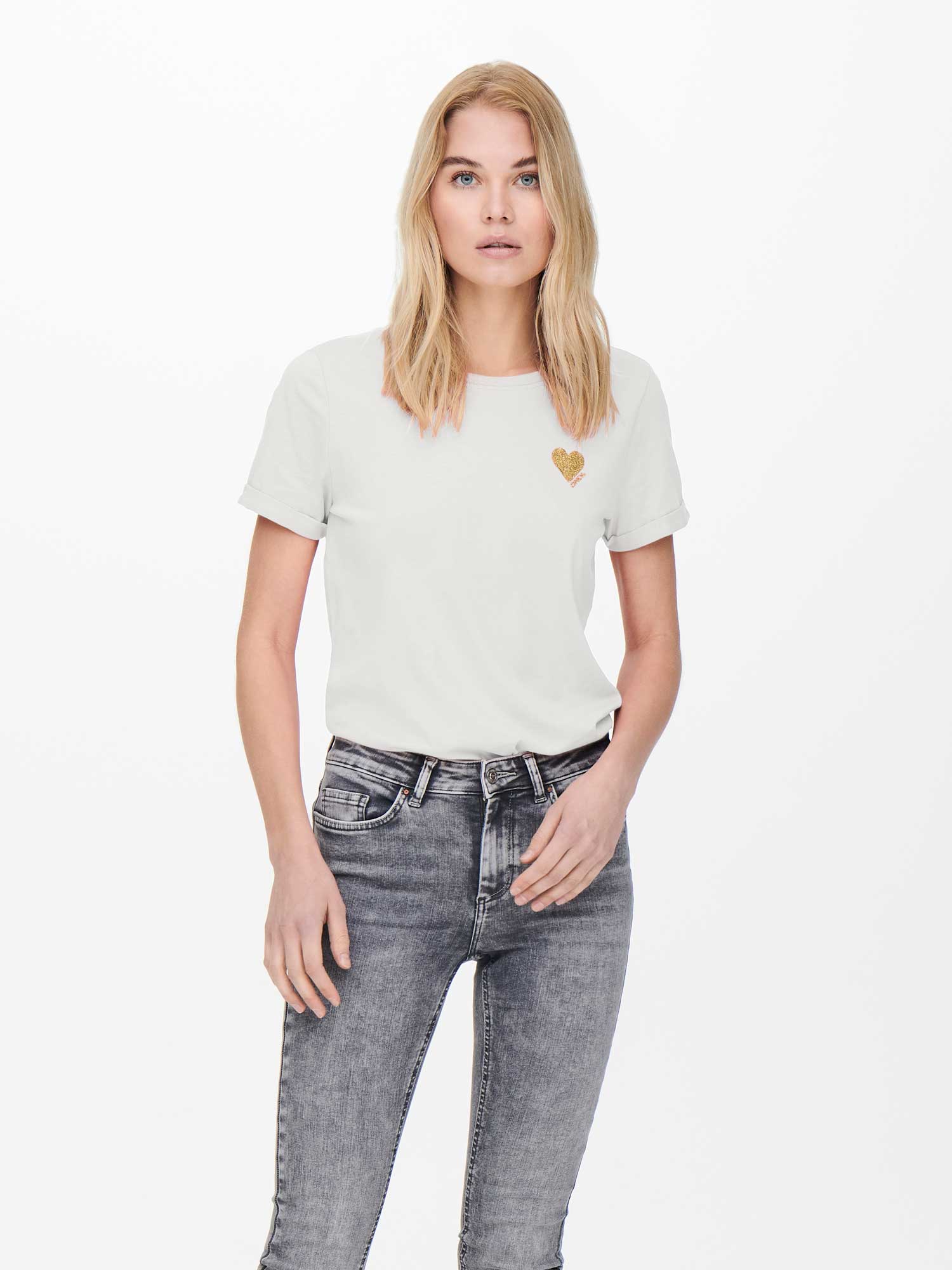 ONLY Тениска ONLKITA LIFE S/S TOP NOOS