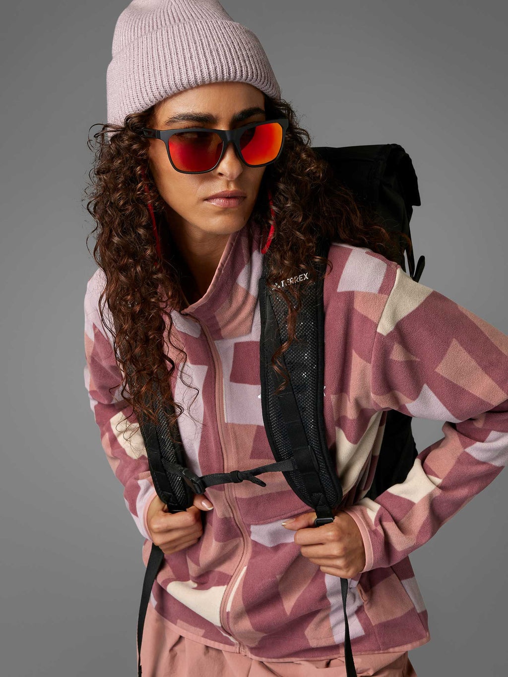 ADIDAS PERFORMANCE Полар Terrex Multi Printed Full-Zip Fleece Jacket