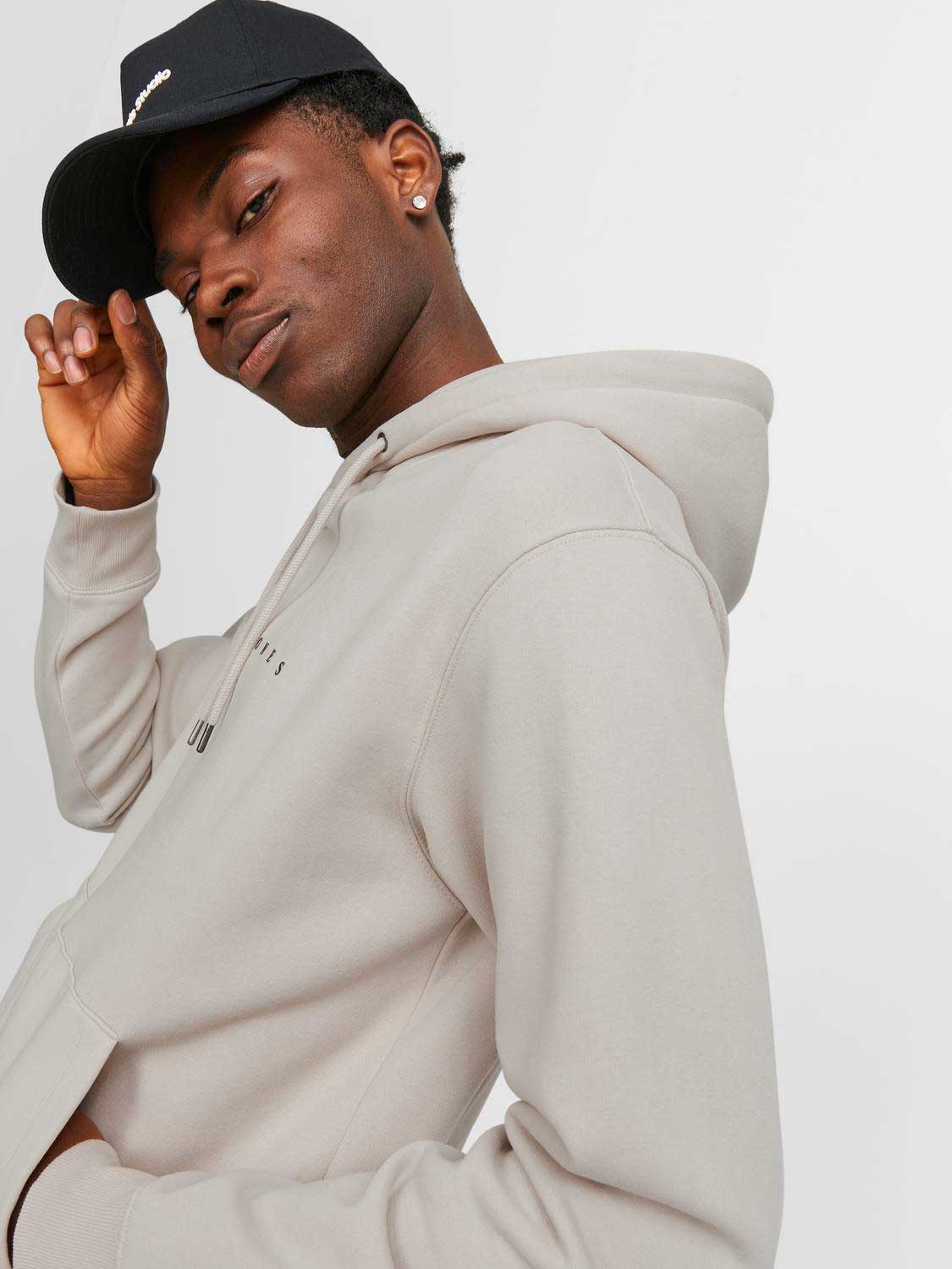 JACK & JONES Суитшърт JJESTAR JJ SWEAT HOOD NOOS