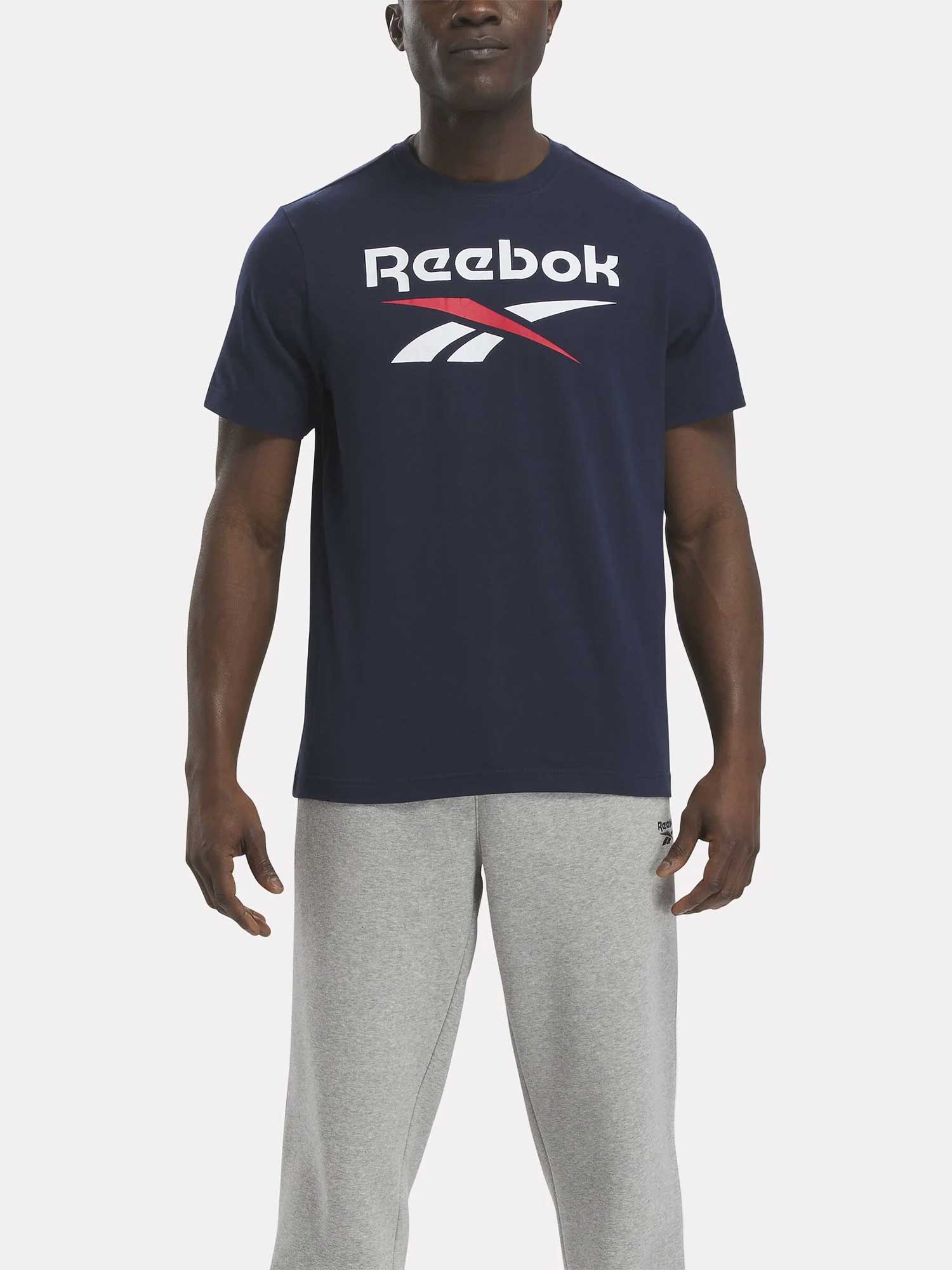 REEBOK Тениска RI Big Stacked Logo
