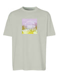 JACK & JONES Тениска JORVARENNA PHOTO TEE SS CREW NECK FST