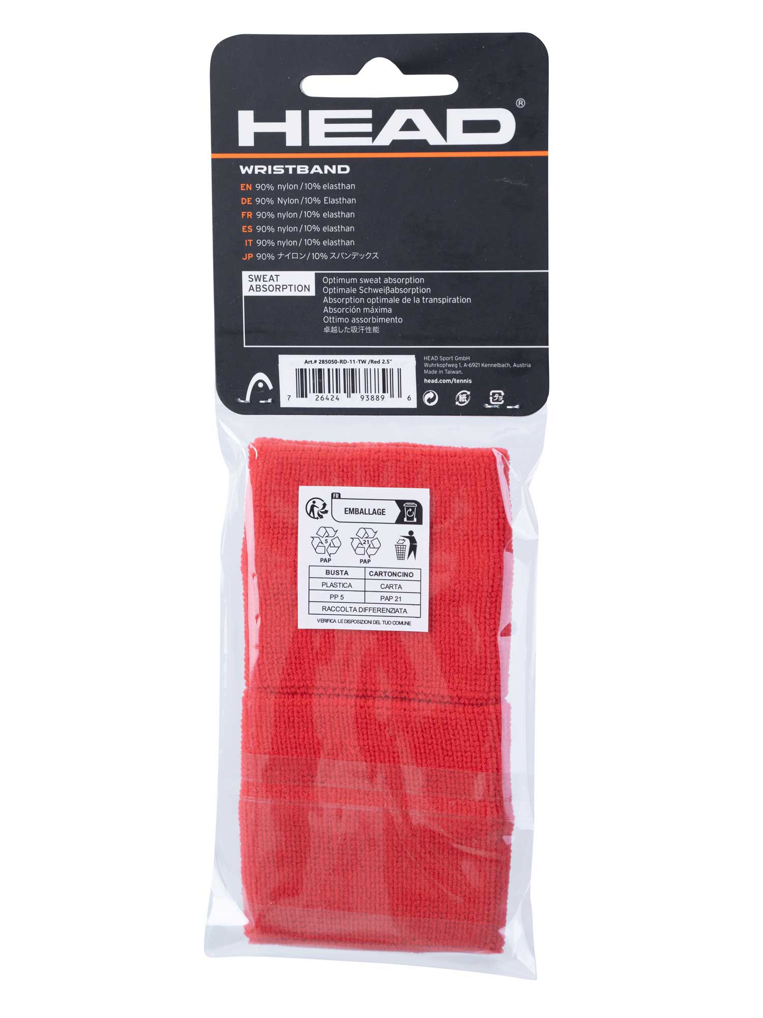 HEAD Накитник Wristband 2.5