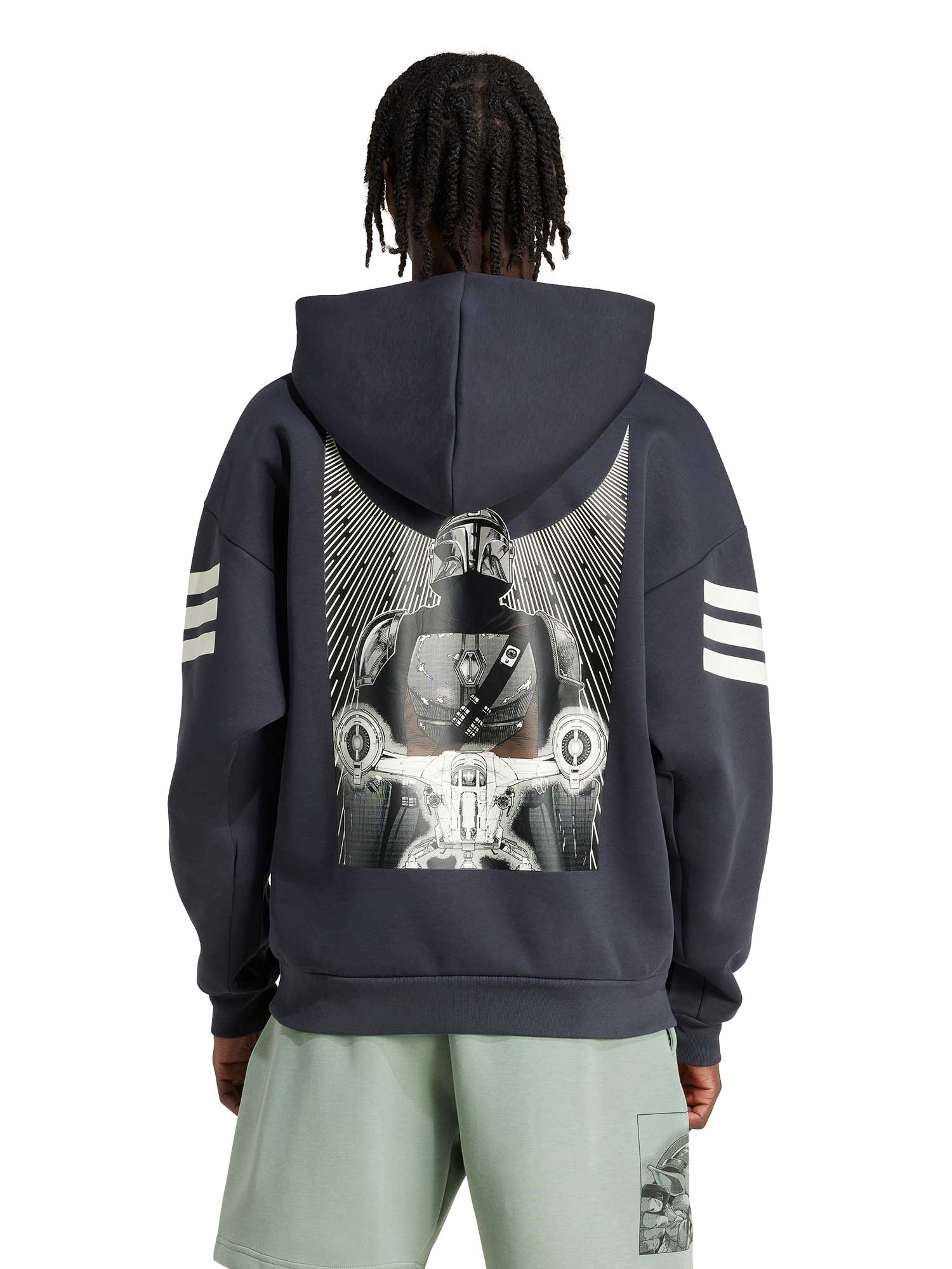 ADIDAS SPORTSWEAR Суитшърт x Star Wars The Mandalorian Hoodie Back