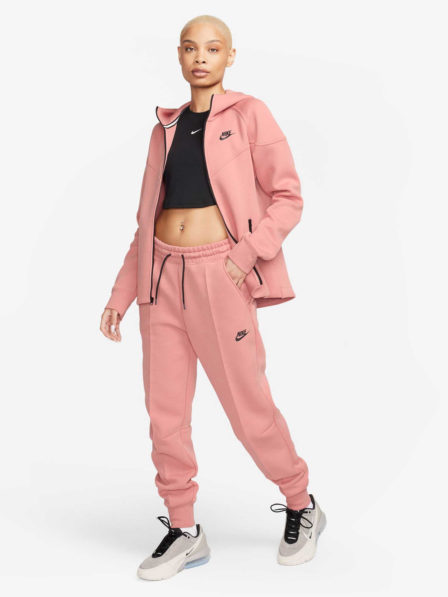 NIKE Спортно долнище W NSW TCH FLC MR JGGR