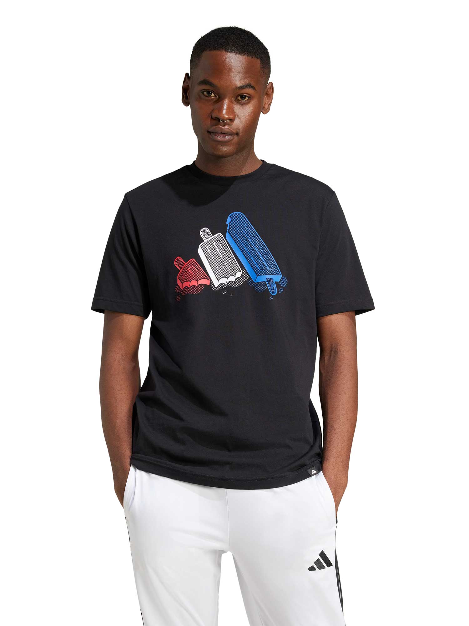 ADIDAS SPORTSWEAR Тениска Lounge Ice Graphic T-Shirt