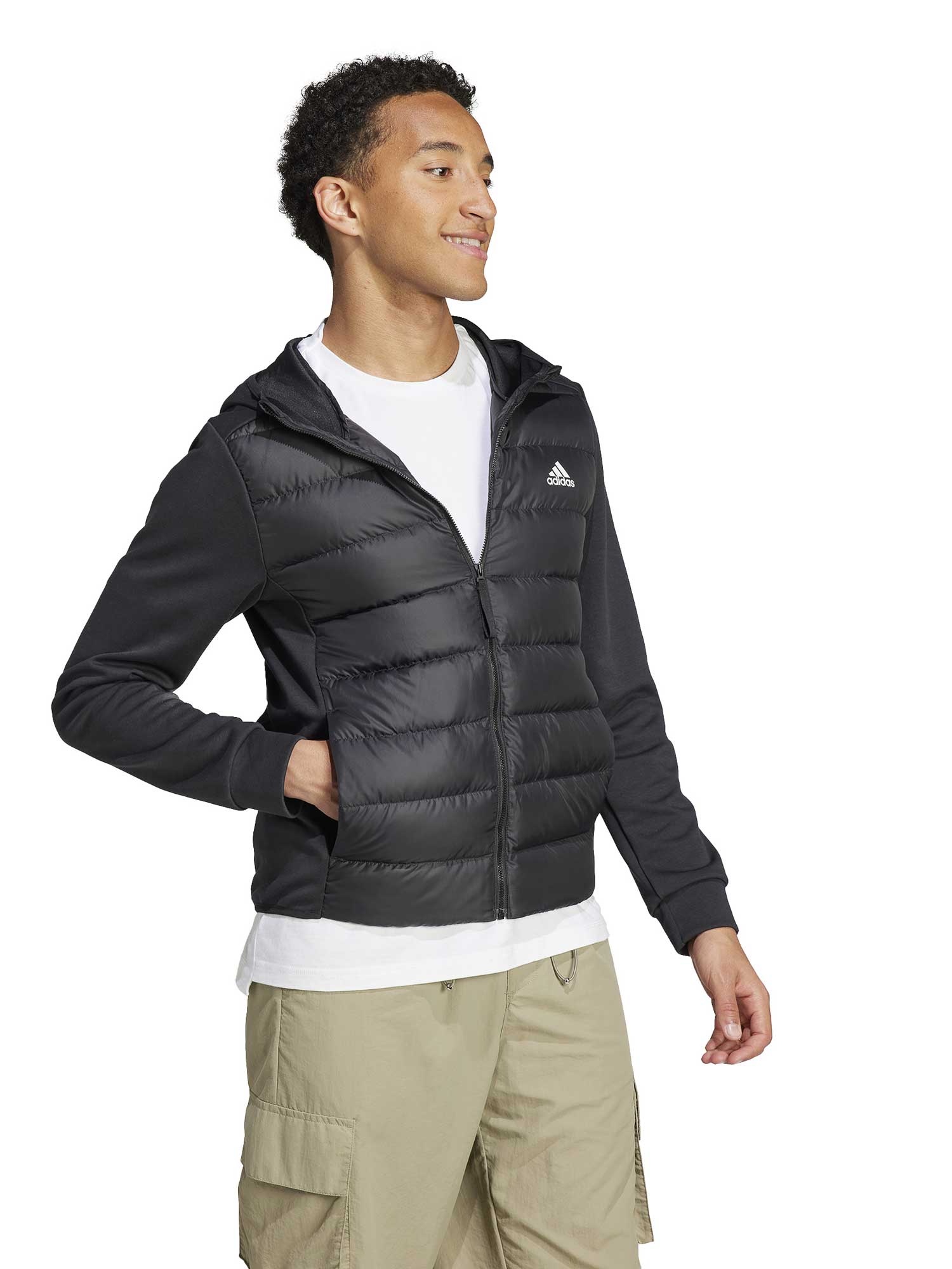 ADIDAS SPORTSWEAR Яке Essentials Hybrid Down Hooded