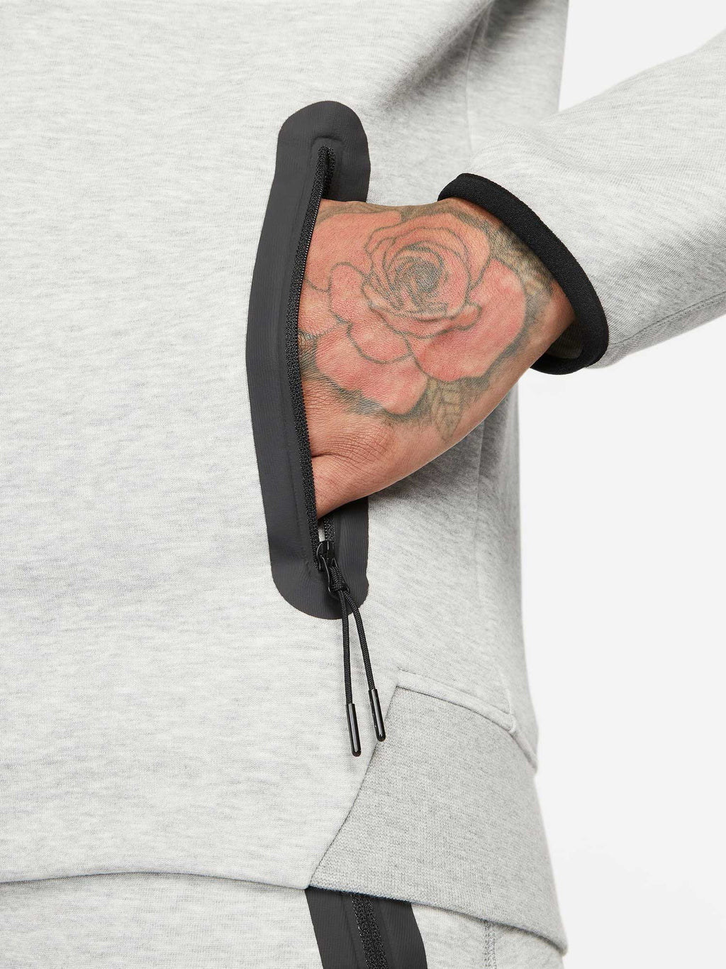 NIKE Суитшърт M NK TCH FLC FZ WR HOODIE