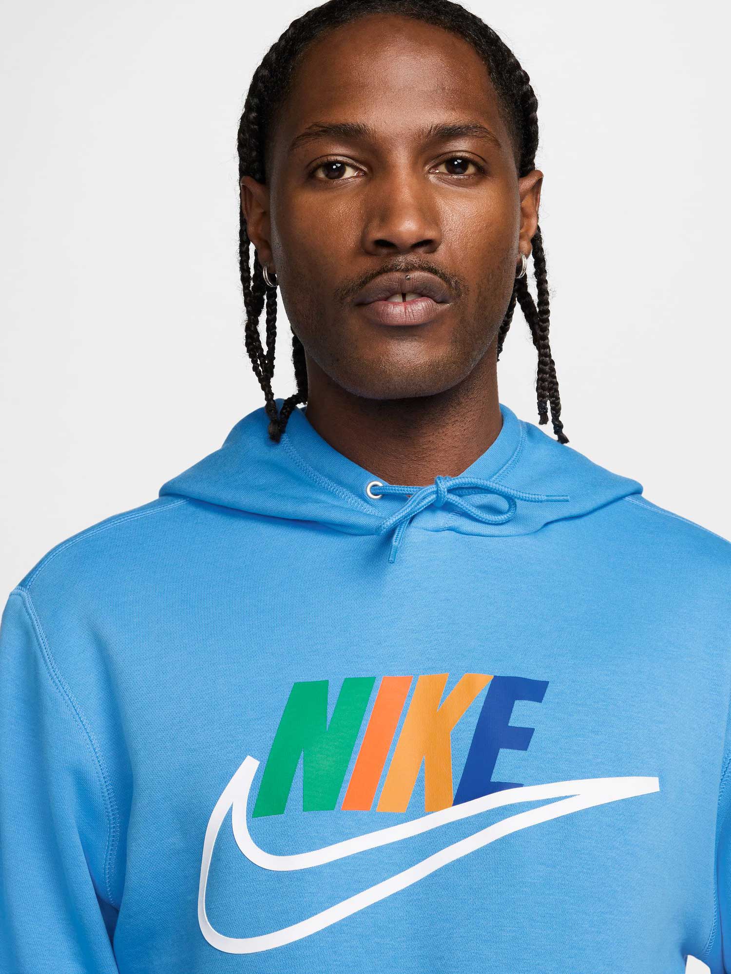 NIKE Суитшърт M NK CLUB BB HDY FUTURA BLOCK