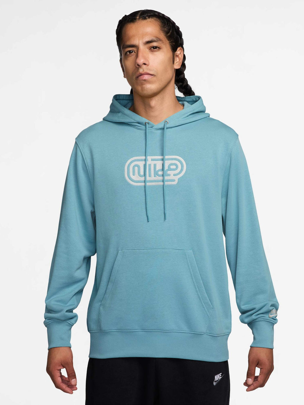 NIKE Суитшърт M NK CLUB FT HOODIE FONT GX