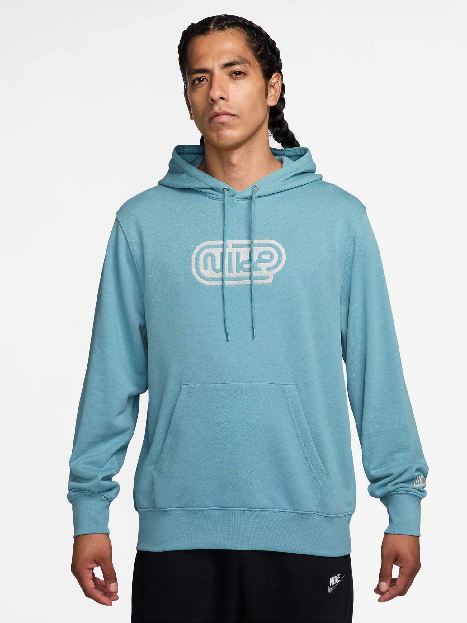 NIKE Суитшърт M NK CLUB FT HOODIE FONT GX